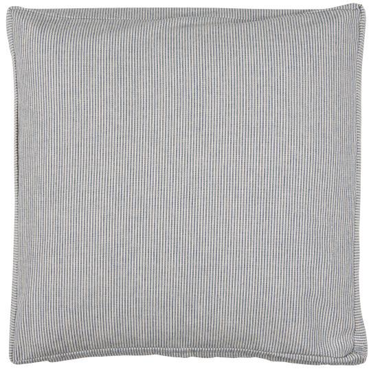 Box cushion cover Charlie w/thin dark blue stripes