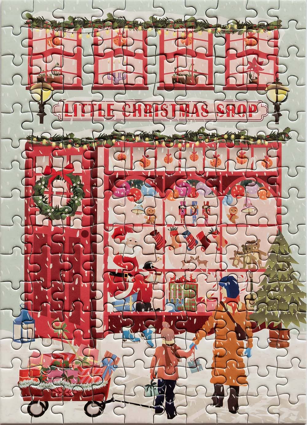 LITTLE CHRISTMAS SHOP - JIGSAW PUZZLE - with 150 pieces