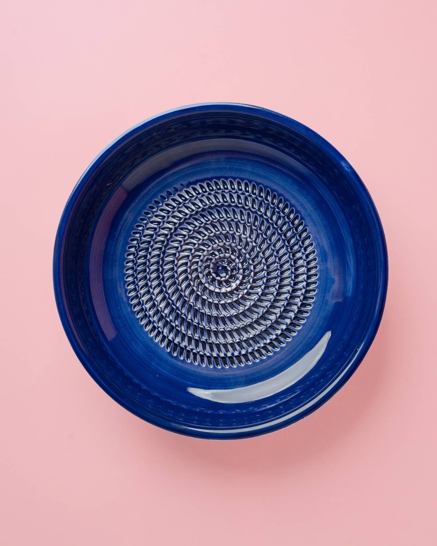 Large Pottery Grater Plate – Includes Gift Spoon