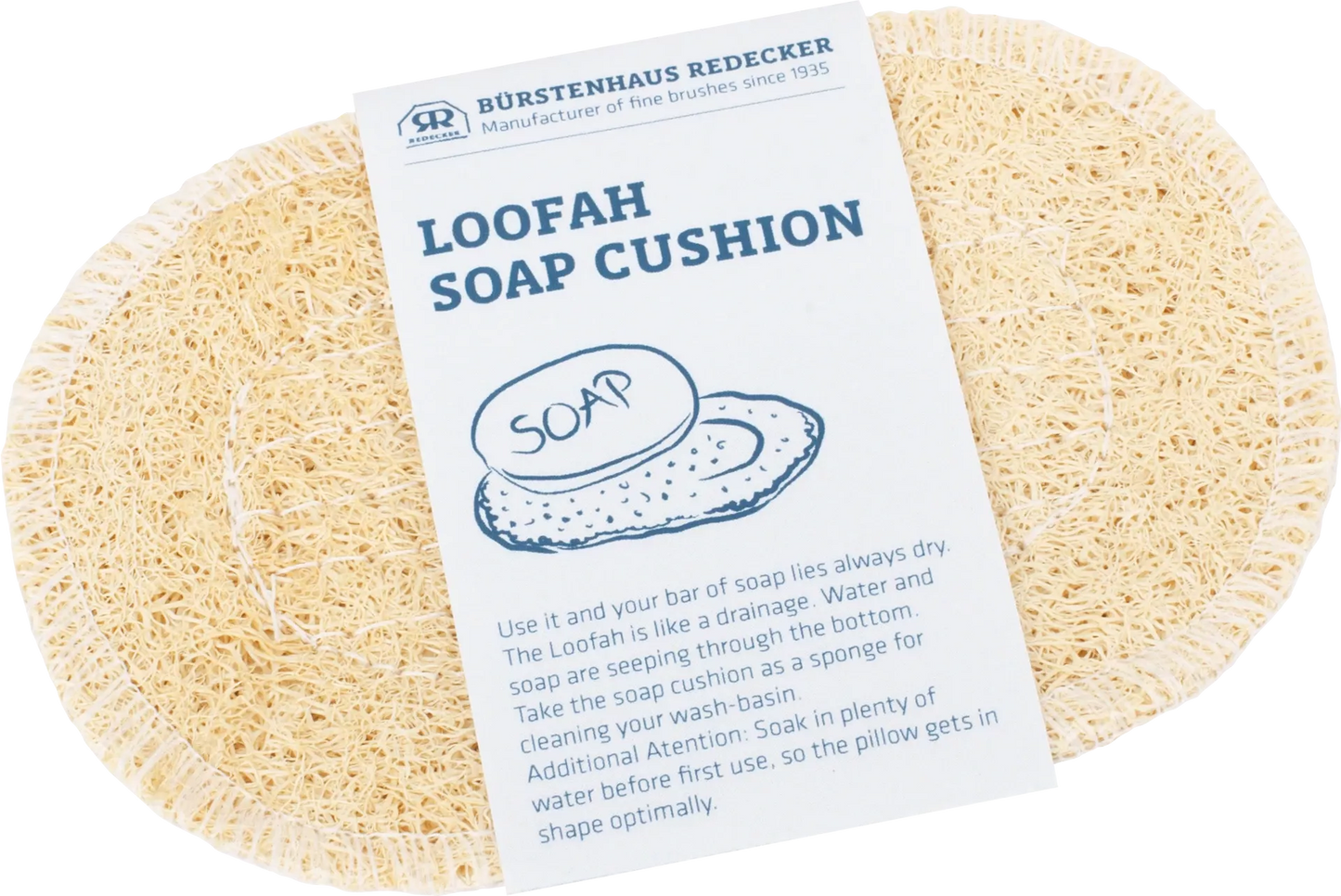Loofah soap cushion ovaal