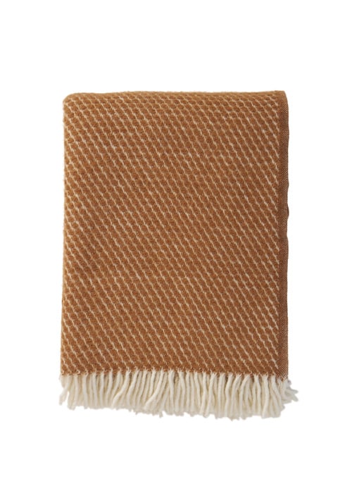 Klippan Plaid Velvet Mocca Mousse - 100% lamswol