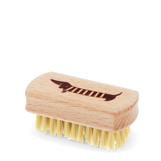 Mini wooden nail brush - Sausage Dog