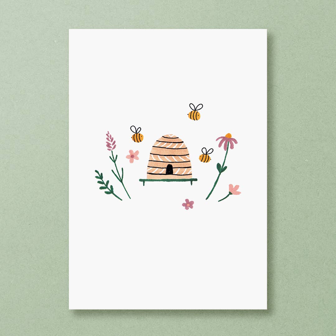 Beehive Postcard