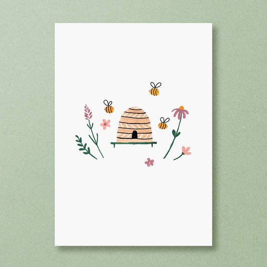 Beehive Postcard