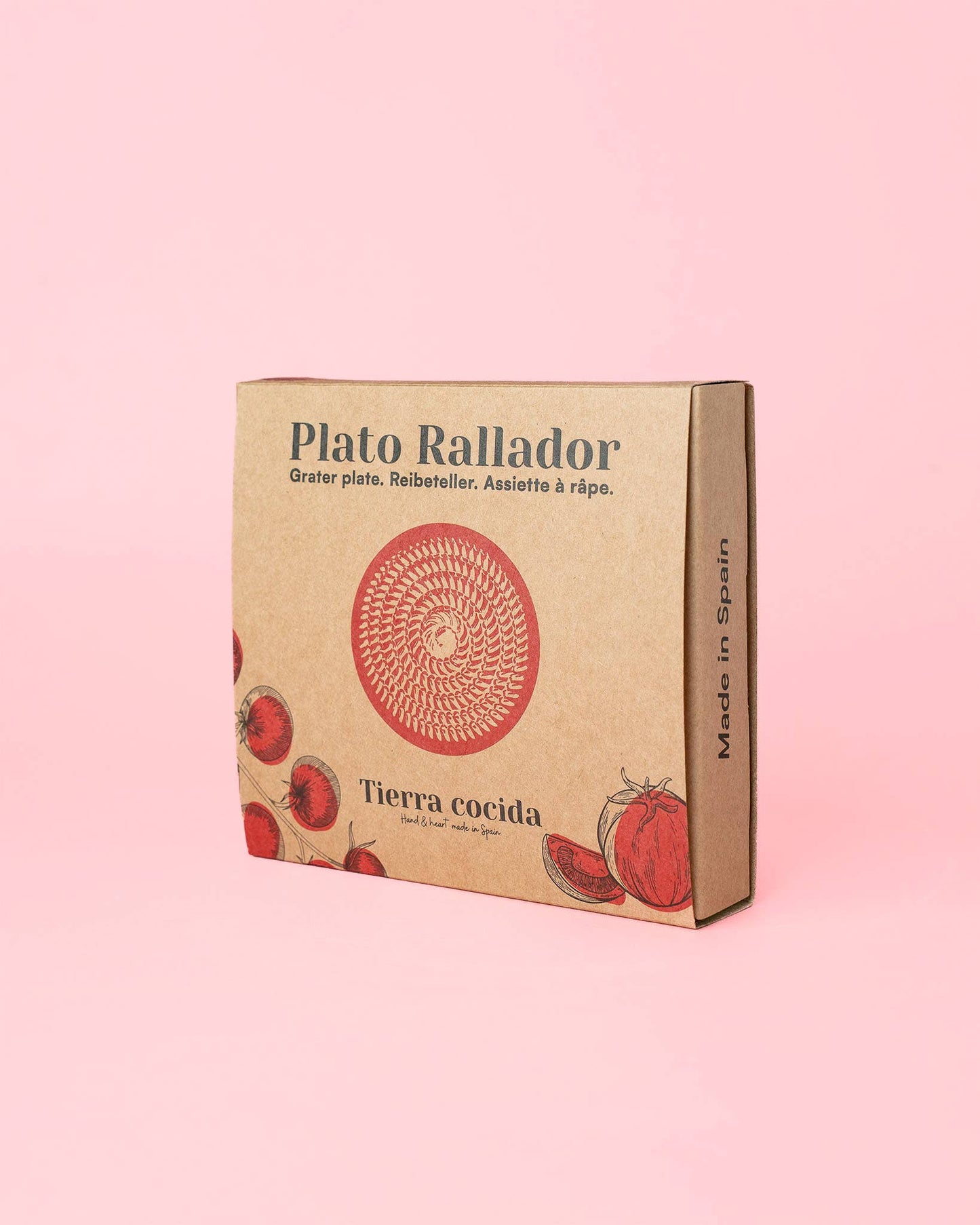 Plato pequeño de cerámica para rallar ajo - Listo para regalo - Noelle