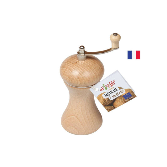 Wooden Nutmeg Mill 12.5 cm - Nootmuskaatmolen
