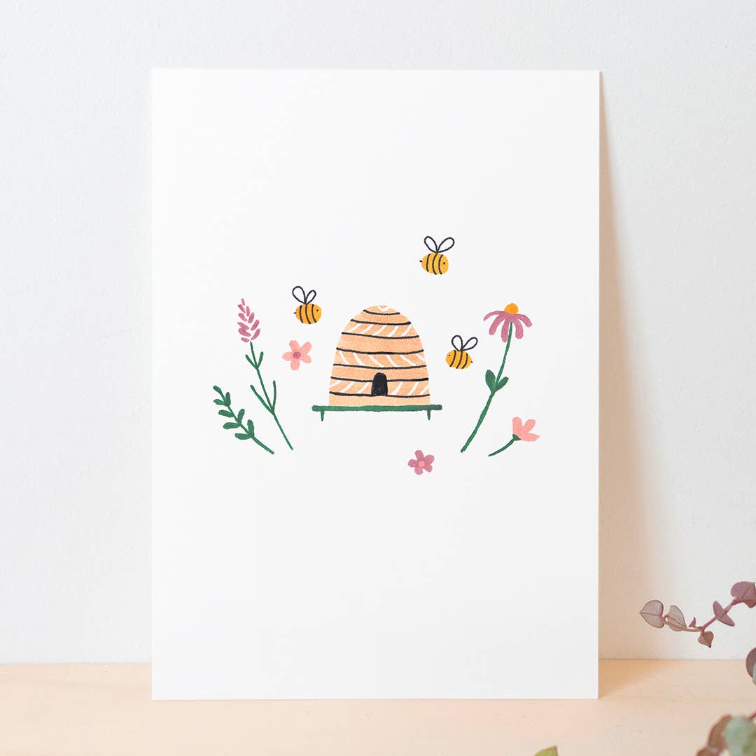 Beehive Postcard