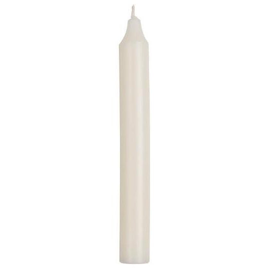 Dinner candle ivory rustic Ø:2.2 H:18