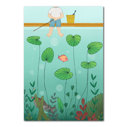 Gone fishing | Card