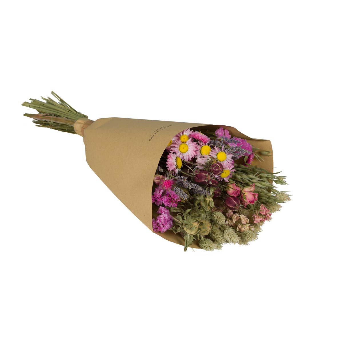 Bouquet Dried Flowers - Field Bouquet - Pink: Small