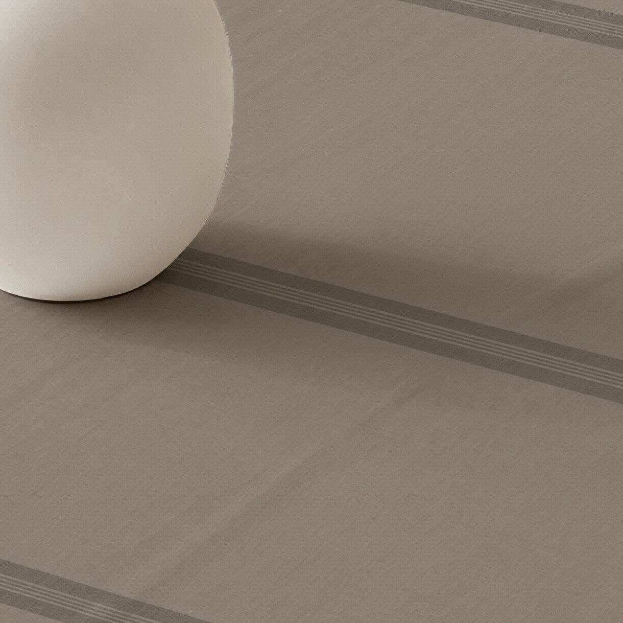 Nua Light Brown 100% Cotton Stain-Resistant Tablecloth: 200x155 cm