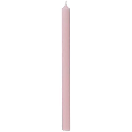 Taper candle light pink Ø:1.3 H:20 Nordic Swan Eco-label