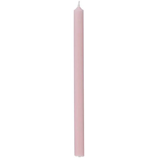 Taper candle light pink Ø:1.3 H:20 Nordic Swan Eco-label