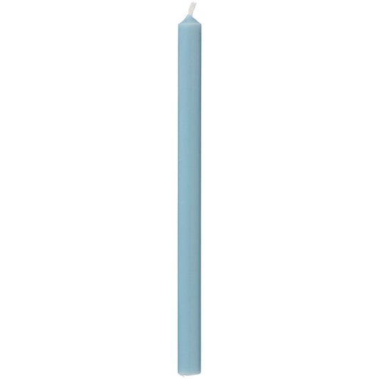 Taper candle dusty blue Ø:1.3 H:20 Nordic Swan Eco-label
