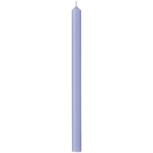 Taper candle purple ash Ø:1.3 H:20 Nordic Swan Eco-label