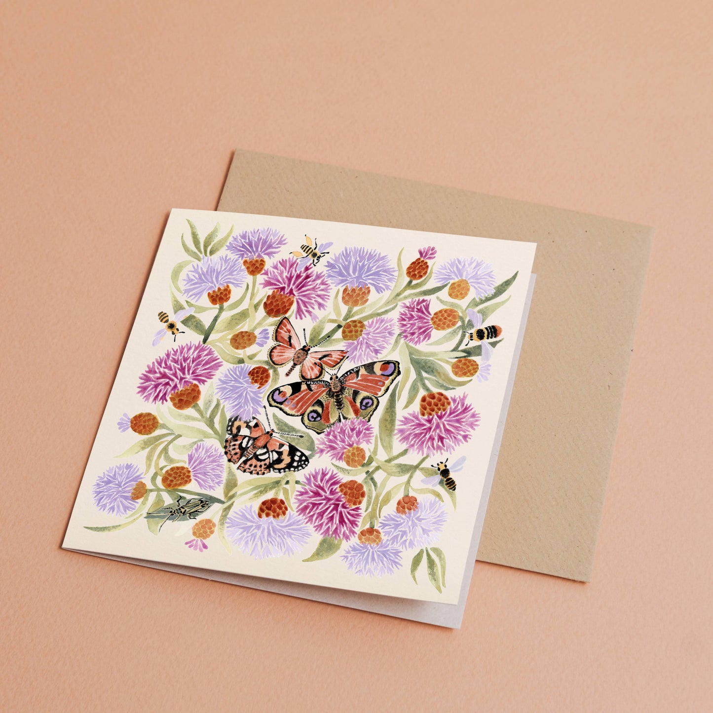 Greeting card - Knapweed