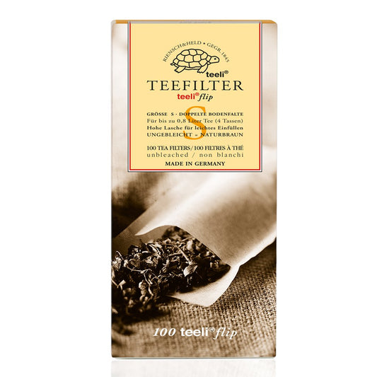 Papieren theefilter - 100 stuks in doosje