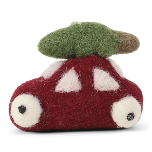 Red Car w/Tree