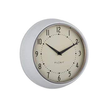 Retro Wall Clock: White