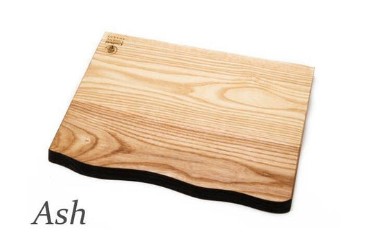 Rustic Waned Edge Board Large: Ash / Large
