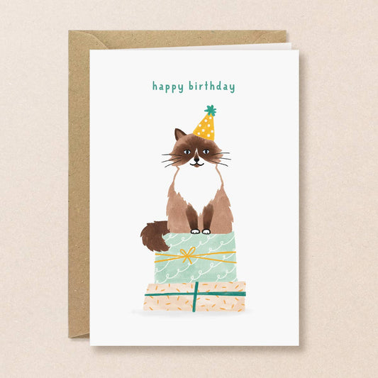 Cat Birthday Card