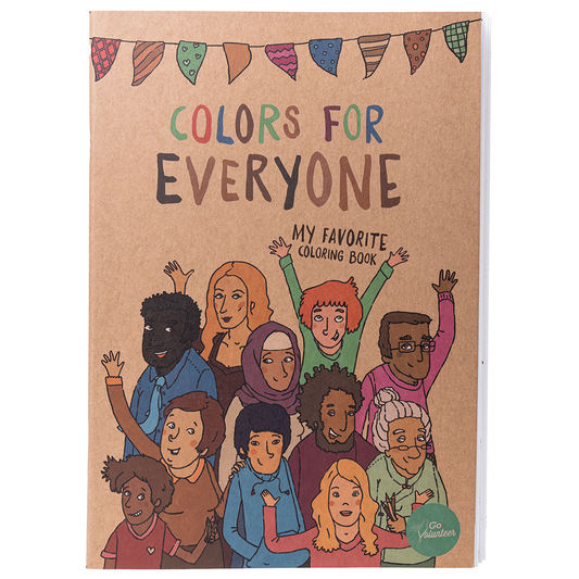 "Colors for Everyone" coloring book