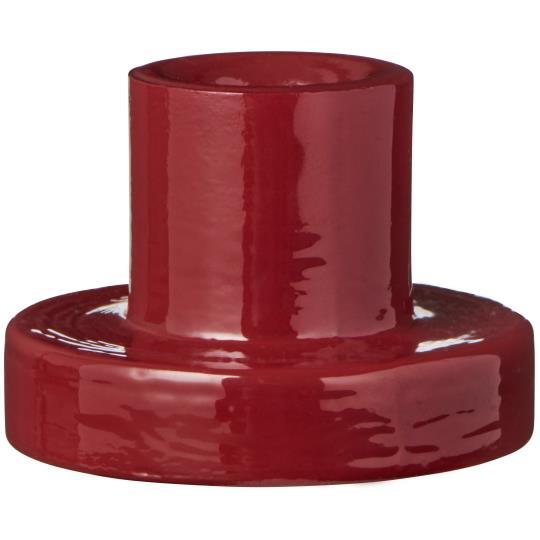 Candle holder Glass Red 1.3cm
