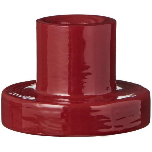 Candle holder Glass Red 1.3cm
