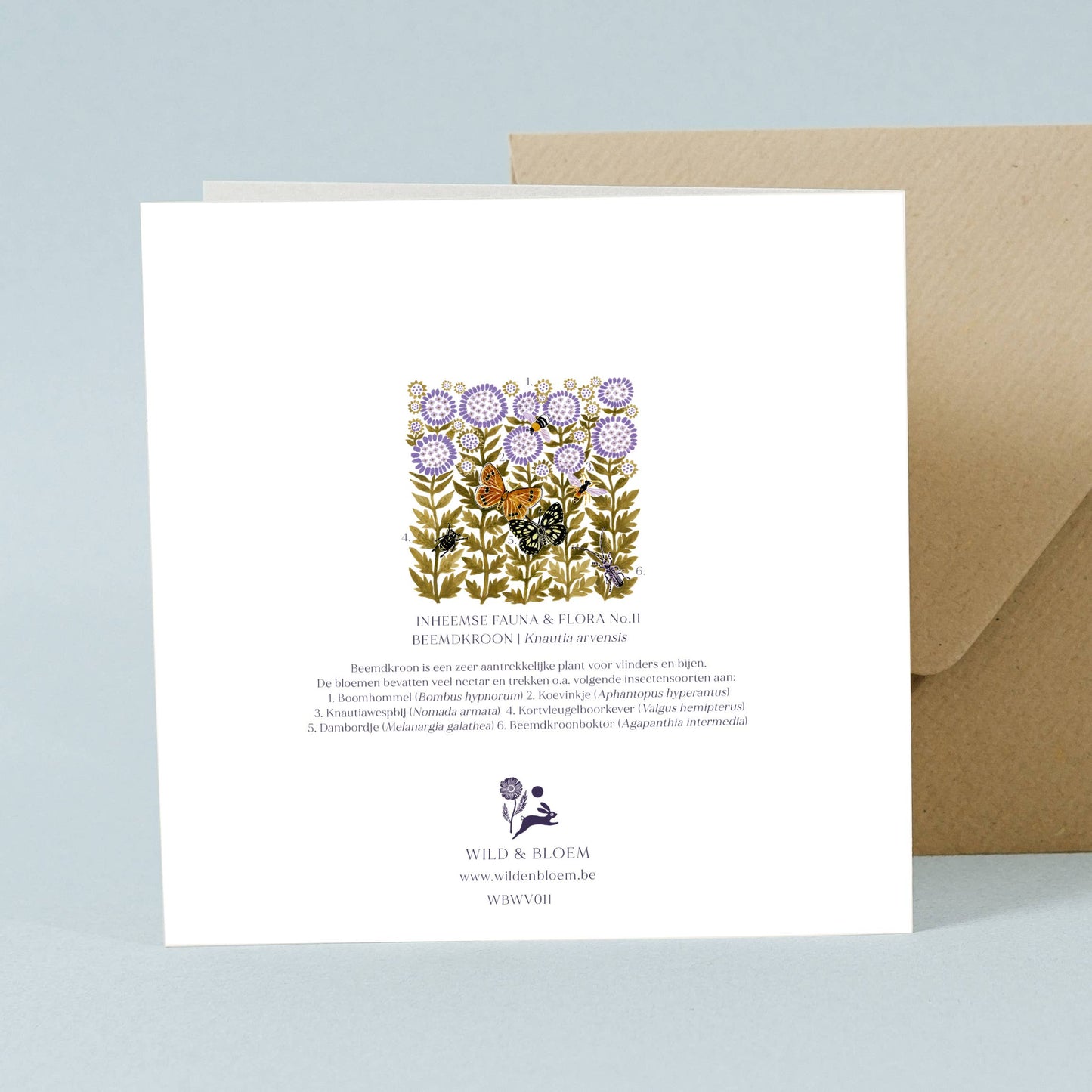 Greeting card - Beemdkroon