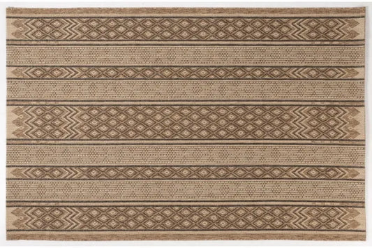Jute look vloerkleed nr.8690, in diverse maten verkrijgbaar