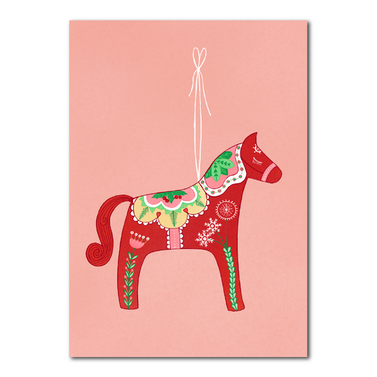 Swedish horse | Christmas card