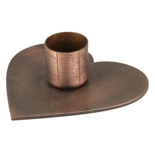 Candle holder f/2.2 cm candle heart