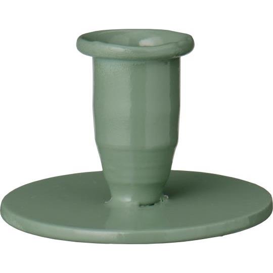 Candle holder f/1.3 cm candle Hygge - green