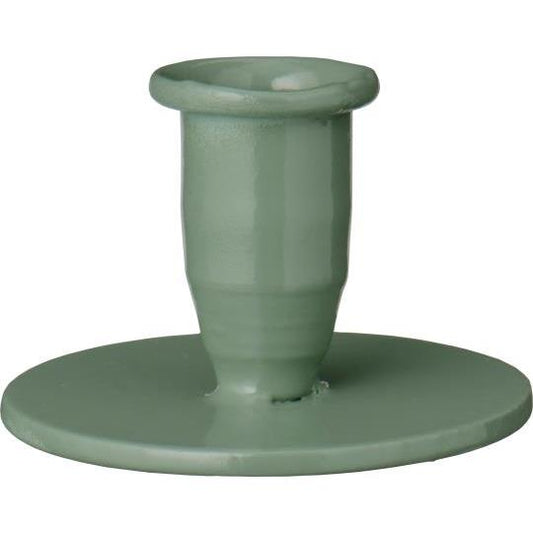 Candle holder f/1.3 cm candle Hygge - green