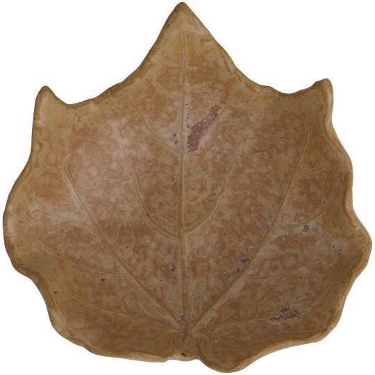 Bowl leaf-shaped