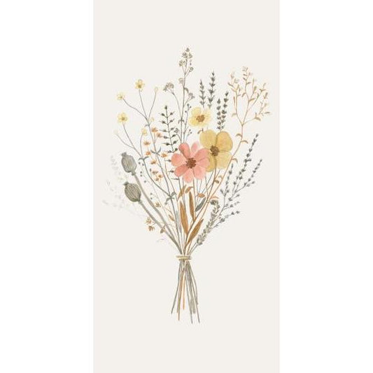 Napkin 10x20 cm late summer bouquet 16 pcs/pck