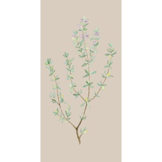 Napkin 10x20 cm thyme sprig 16 pcs/pck