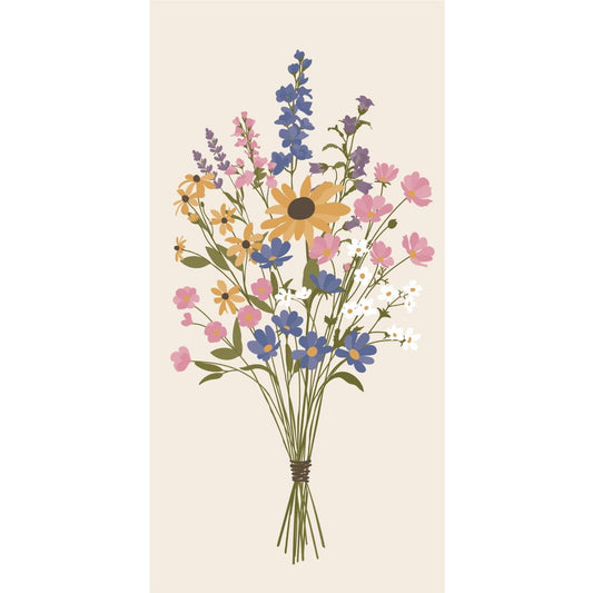 Napkin 10x20 cm summer bouquet 16 pcs/pck