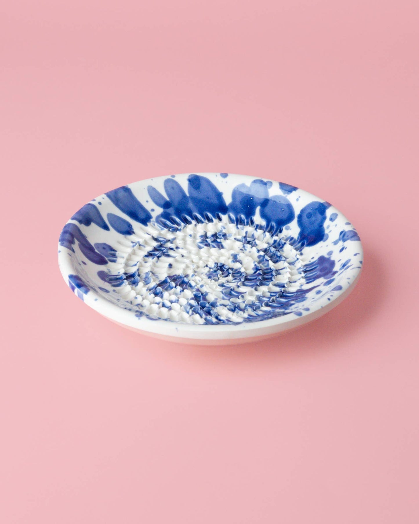 Small Garlic Grater Ceramic Dish/Persia: