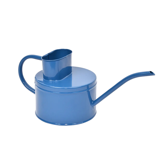 Blauwe kweekkas gieter