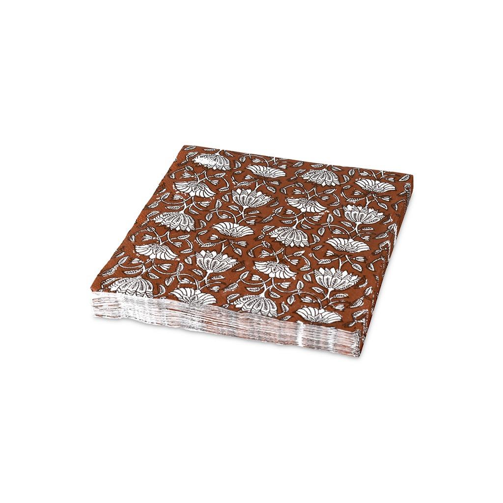 Servetten Batik Bruin 33 x 33cm