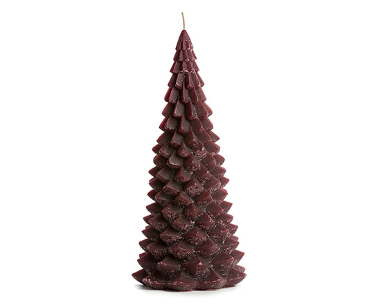 Kerstboom Aubergine 10x20cm