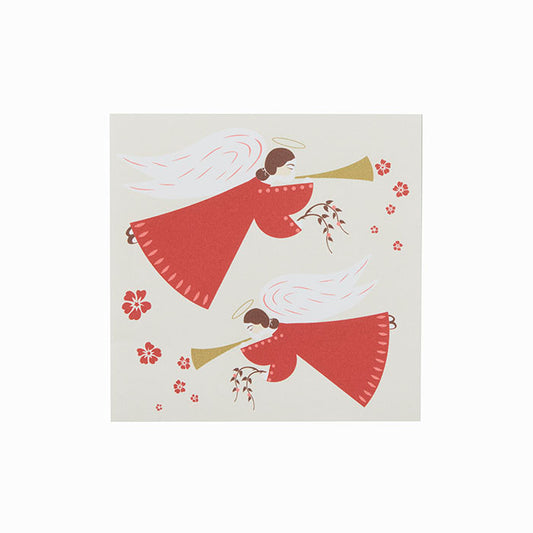 Paper Napkin 12,5x12,5cm Flying Angels Cream 50pcs