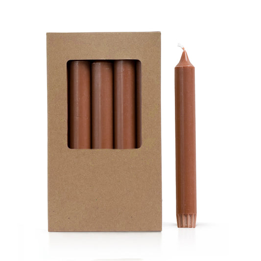 Stearine Dinerkaars Ø2,2x19 cm Chestnut