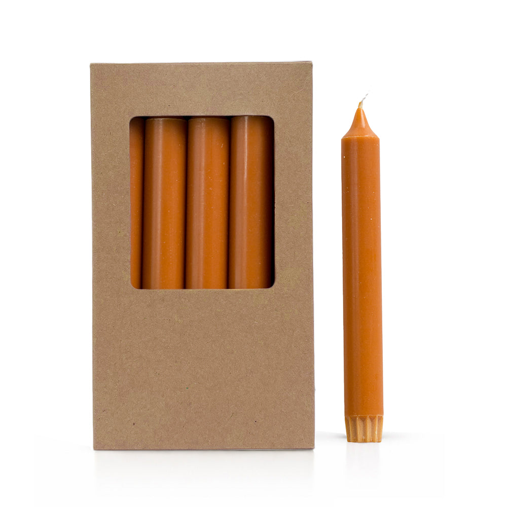 Stearine Dinerkaars Ø2,2x19 cm Terracotta