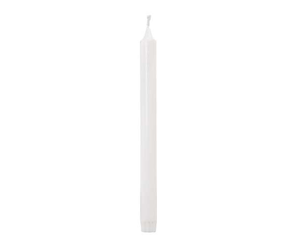 Stearine Dinerkaars 2,2×28 cm Wit