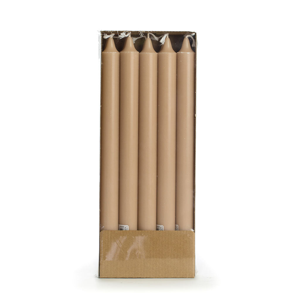 Stearine Dinerkaars 2,2×28 cm Apricot