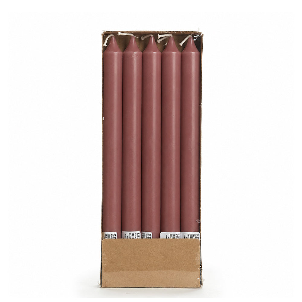 Stearine Dinerkaars 2,2×28 cm Chestnut