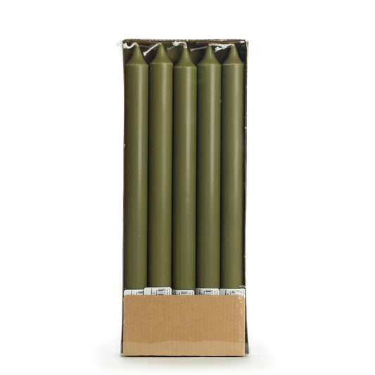 Stearine Dinerkaars 2,2×28 cm Moss
