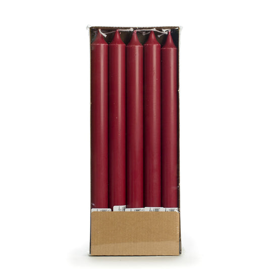 Stearine Dinerkaars 2,2×28 cm Raspberry